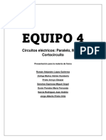 EQUIPO 4 - Circuitos Eléctricos - Paralelo, Mixto y Cortocircuito