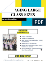 Managing Large Class Sizes