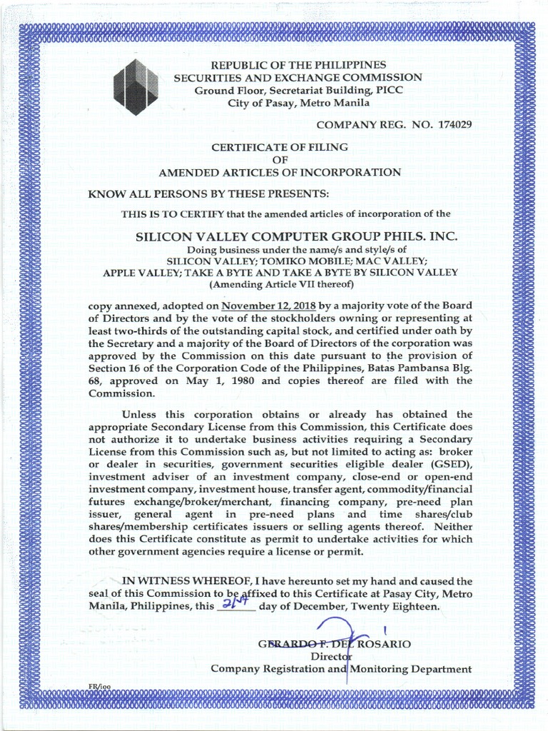 Silicon sec amended 2018 acs pdf securities finance financial