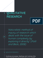 Qualitative Research