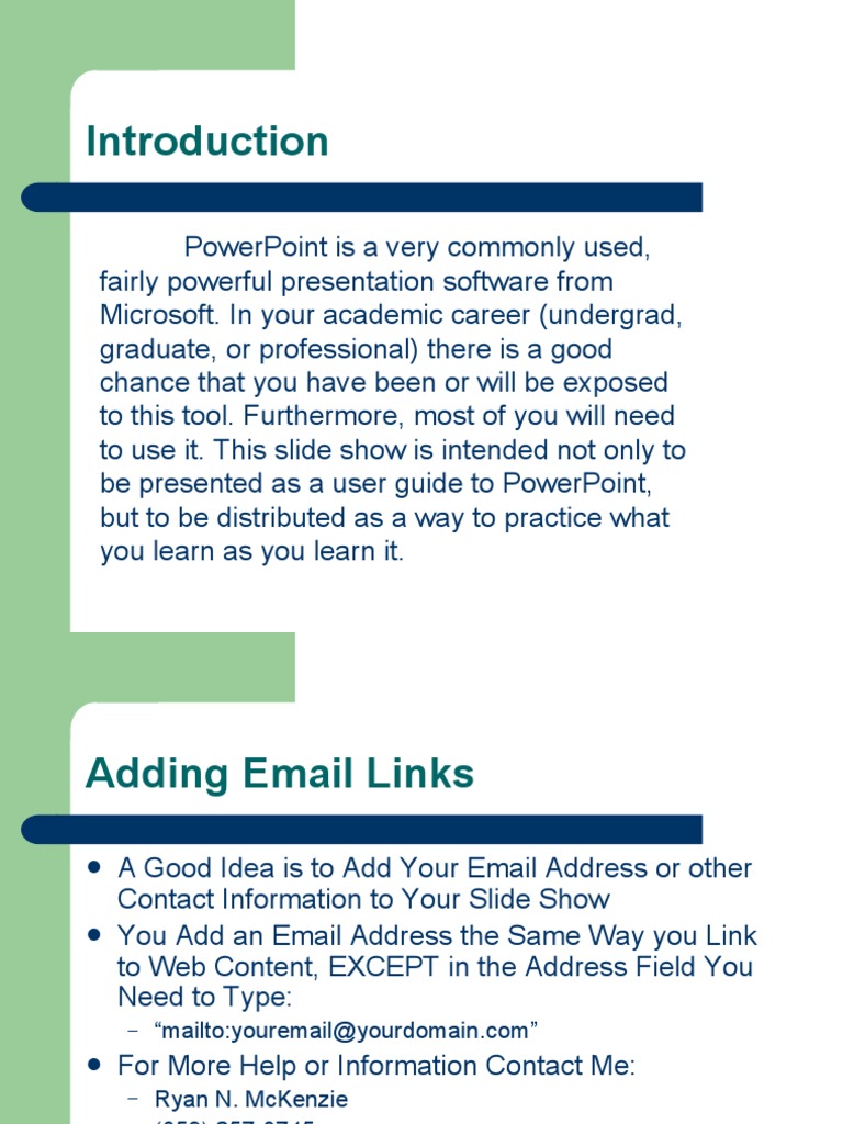 PowerPoint User Guide and Tips | PDF