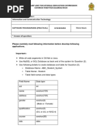 Software Programming Practical