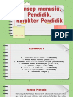 Kelompok 1 Konsep Manusia, Pendidikan, Dan Karakter Pendidik