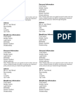 Non-Life Insurance Form