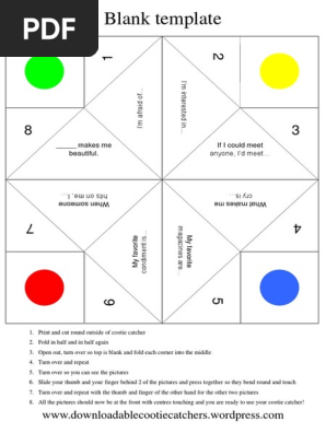 Cootie Catcher - 3