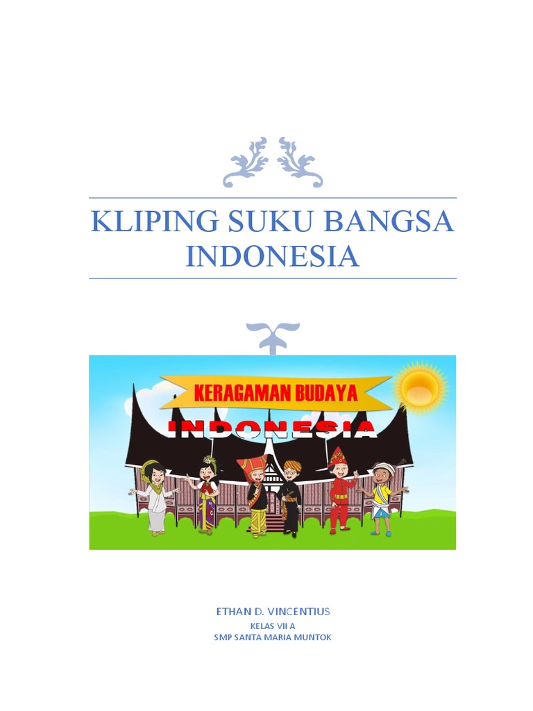 Kliping Keanekaragaman Budaya Adat Indonesia PDF