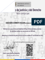 Étnico Diplomado Enfoque Diferencial Étnico y Nociones de Pluralismo Jurídico G1-Descargar Certificado 8761
