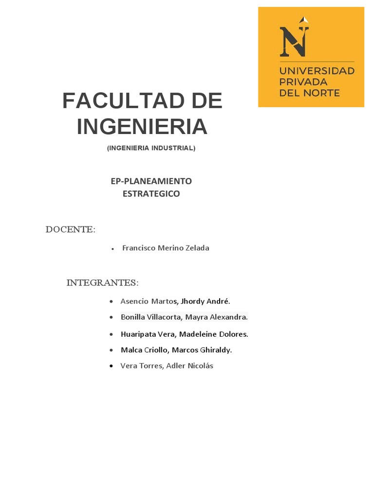 T2 Planeamiento Estratégico Pdf Planificación Estratégica Perú