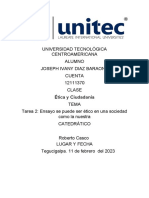 Ensayo sobre la importancia de la ética en una sociedad