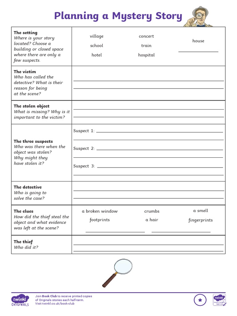 T e 1628078348 Planning A Detective Mystery Story ks2 Differentiated Activity Sheets Ver 1