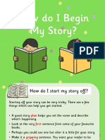 T2 E 359 Story Starters Powerpoint Task Setter