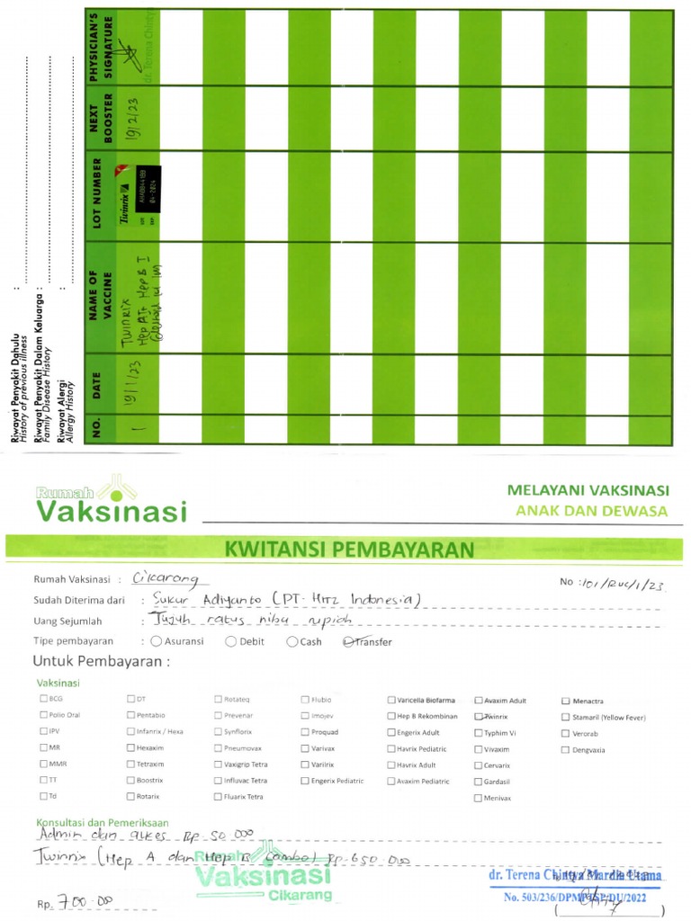 Vaccine Card | PDF