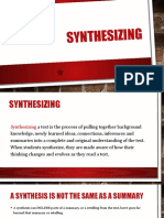 Synthesizing