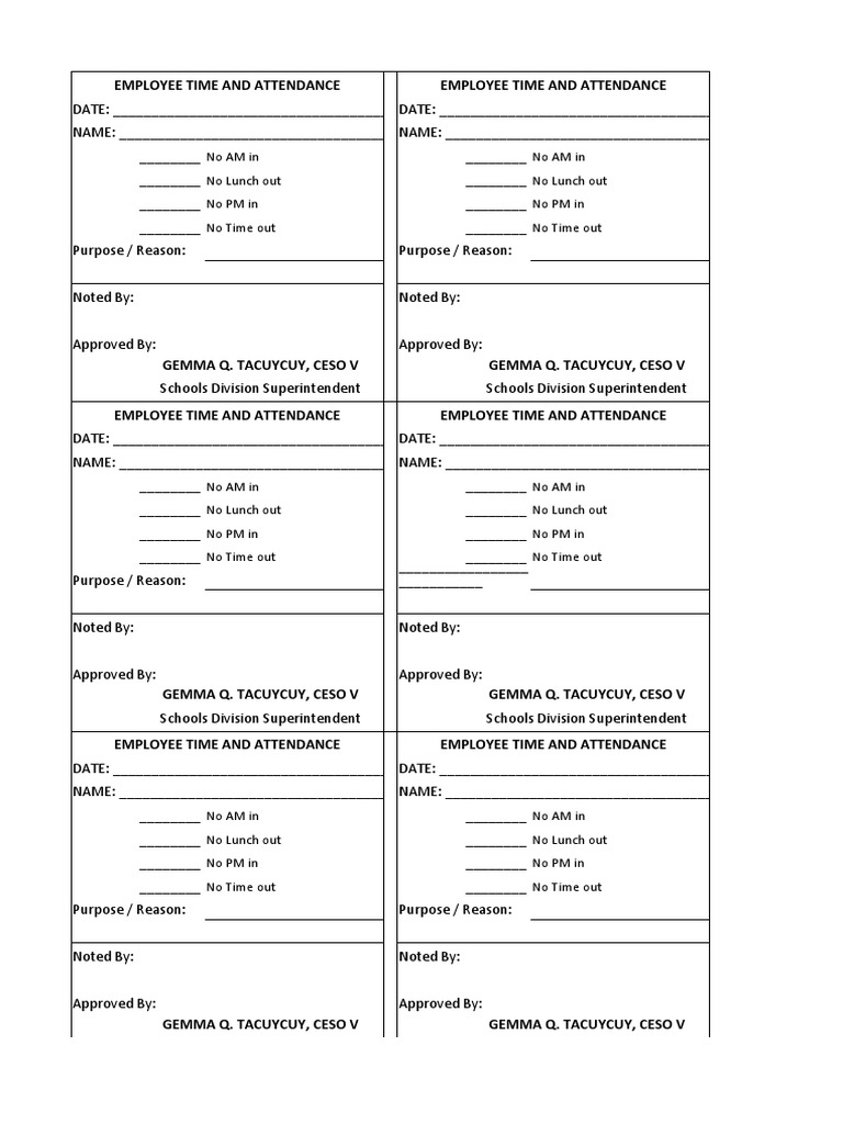 Pass Slip PDF
