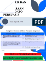 BAHAN AJAR PIDATO Persuasif