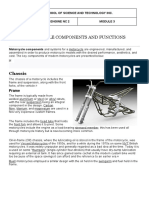 MSE Module 3 MOTORCYCLE COMPONENTS AND Functions