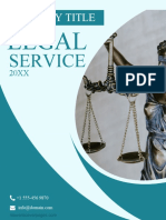 Legal Service Company Cover Page 1