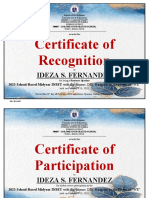 Certificates