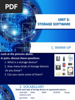 Unit 3 Storage Software