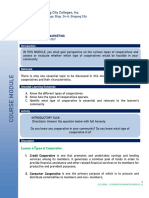 Week 2 Module 4 Types of Cooperatives