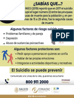 Factores de riesgo y prevención del suicidio