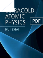 Hui Zhai - Ultracold Atomic Physics