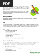 Workshop Housekeeping Guidelines | PDF