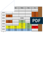 Schedule Second Sem - 111914