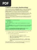 Backtracking General