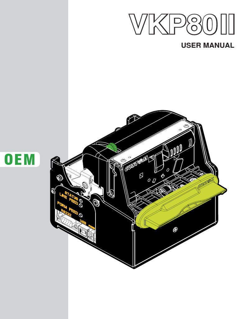 VKP80II | PDF | Printer (Computing) | Information And Communications ...