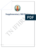 TNTR - IFHRMS - Finance - Supplementary Bill Process - User Manual Tanglish - Version 1.1