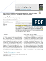 2021 Effect of Oxide Composition and Ingredient Proportions On The Rheological and Mechanical Properties