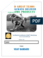 SOLVED - CSM Workshop Handout - Vijay Bandaru - Version 7
