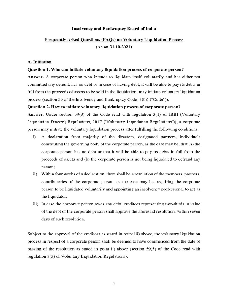 An overview of the key steps roles and requirements in the voluntary