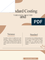 Standard Costing and Variance Analysis