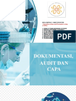 Industri Farmasi Dokumentasi, Audit Dan CAPA