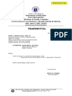 Transmittal (Letter - SLMS)