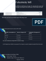 Calculation of Water