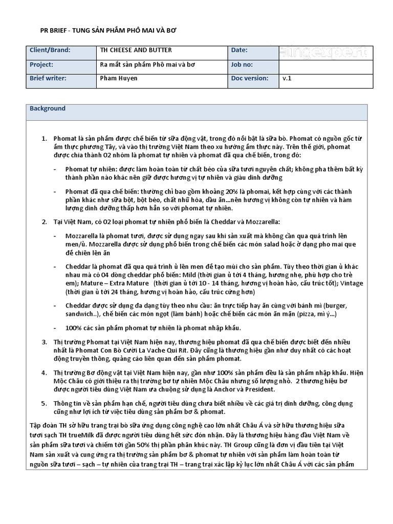 TH Butter and Cheese Brief PDF