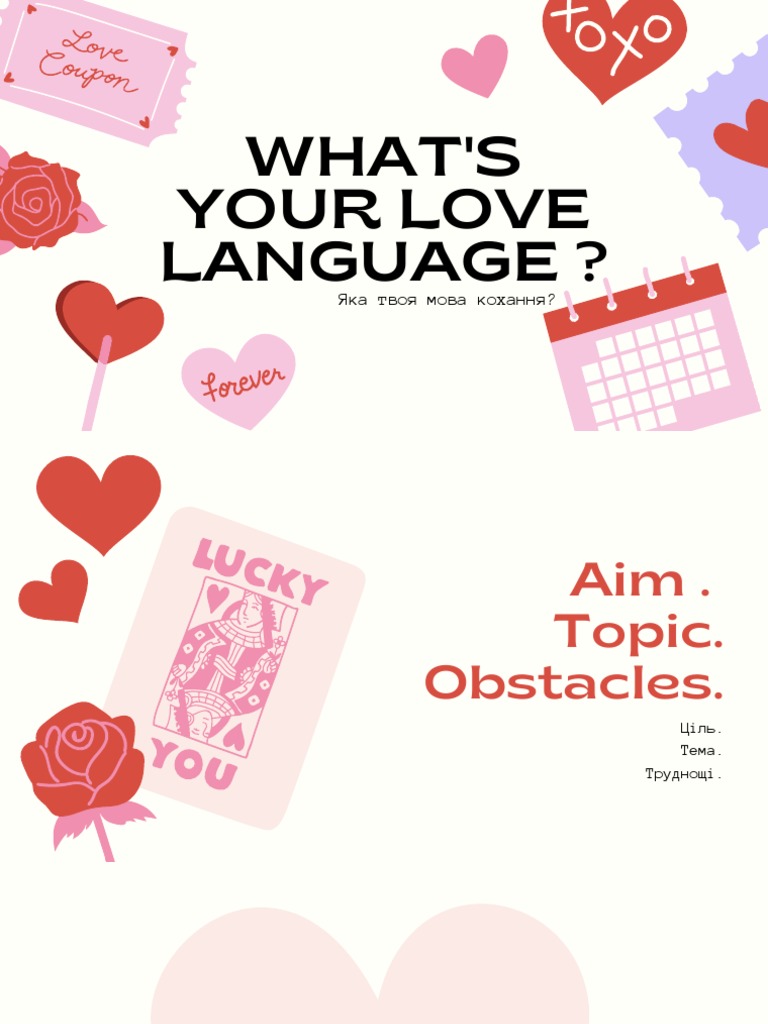 What s your love language presentation pdf feeling cognitive science