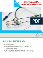 1 Sterilizacija, Asepsa, Antisepsa