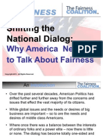 Shifting The National Dialog Why America Needs To Talk About Fairness