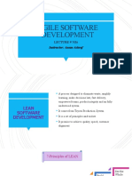 5 (B) Software Engineering - Lecture# Agile Software Development