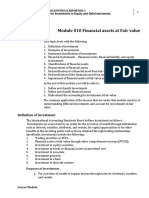 Week 05 - 01 - Module 10 - Financial Assets at Fair Value