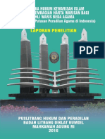 BUKU LAPLIT 4 - Dinamika Hukum Kewarisan Islam Terkait Pembagian Harta Warisan Bagi Ahli Waris Beda Agama