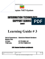 Information Technology Support Service: Learning Guide # 3