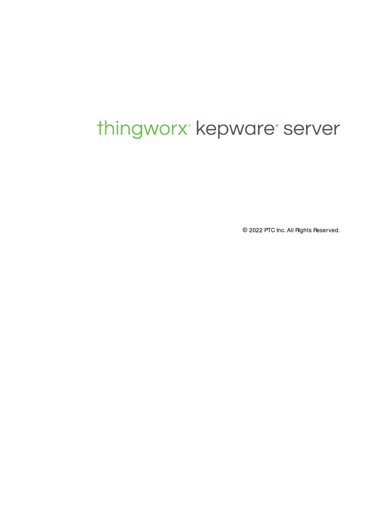 Thingworx Kepware Server Manual | PDF | Transport Layer Security ...
