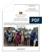 Relatório de Supervisão e Apoio Técnico em Mobilização Social da Campanha de Vacinação Contra a Pólio