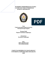 Analisis Risiko Mikrobiologi Udara Dalam Ruang Pada Puskesmas Di Kota Semarang