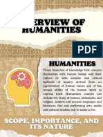 Overview of Humanities